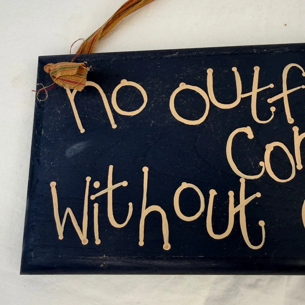 Hand Painted Wood Sign 